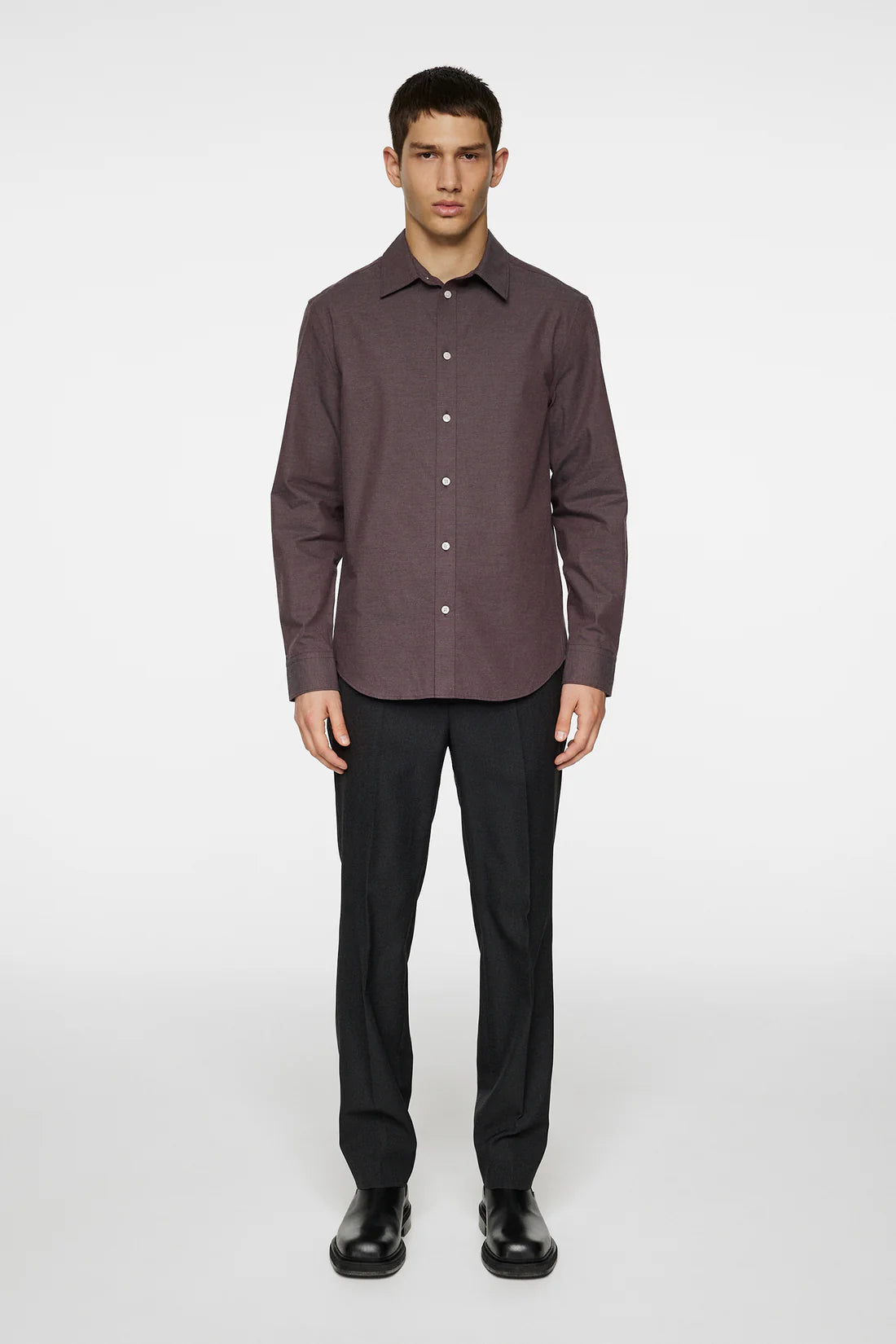 J.LINDEBERG | Chemise en flanelle légère et ajustée - Fraises des bois