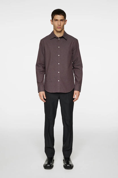 J.LINDEBERG | Chemise en flanelle légère et ajustée - Fraises des bois