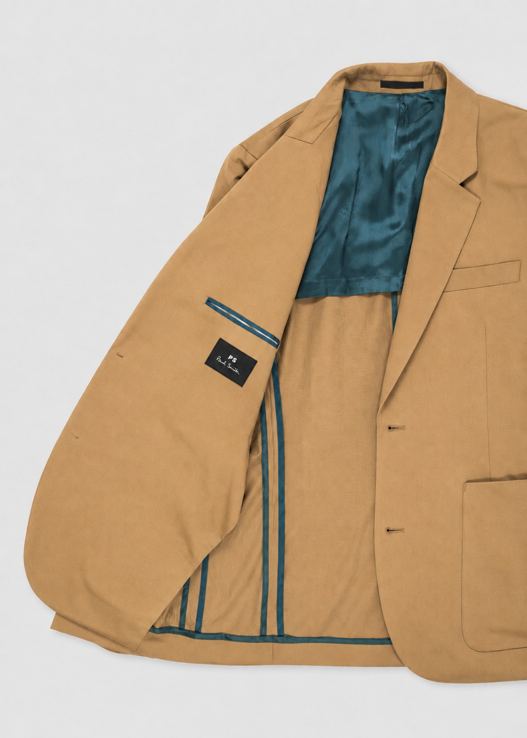 Paul Smith | Veston en satin de coton stretch - Tan