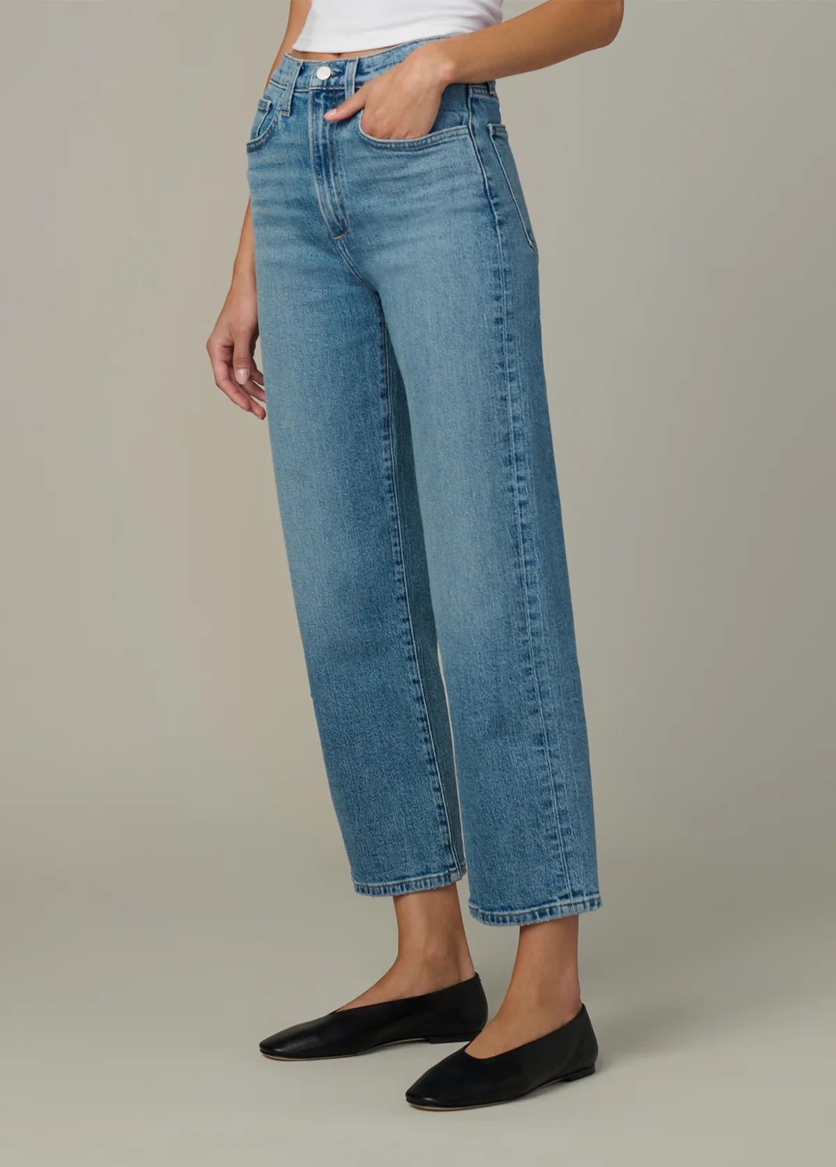 JOE'S | Jeans droits courts ''Margot'' -Mi-Bleu