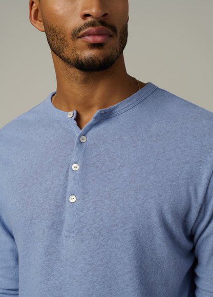 JOE's | Haut Henley à manches longues en lin et coton  - Troposphere