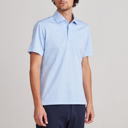 Emanuel Berg | Polo ''Pablo'' en jersey - Bleu clair
