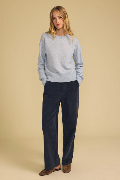 Velvet |  Le pull en cachemire ''Alba''  | Bleu Capri
