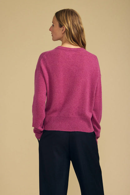 Velvet |  Le pull en cachemire ''Alba''  | Violet
