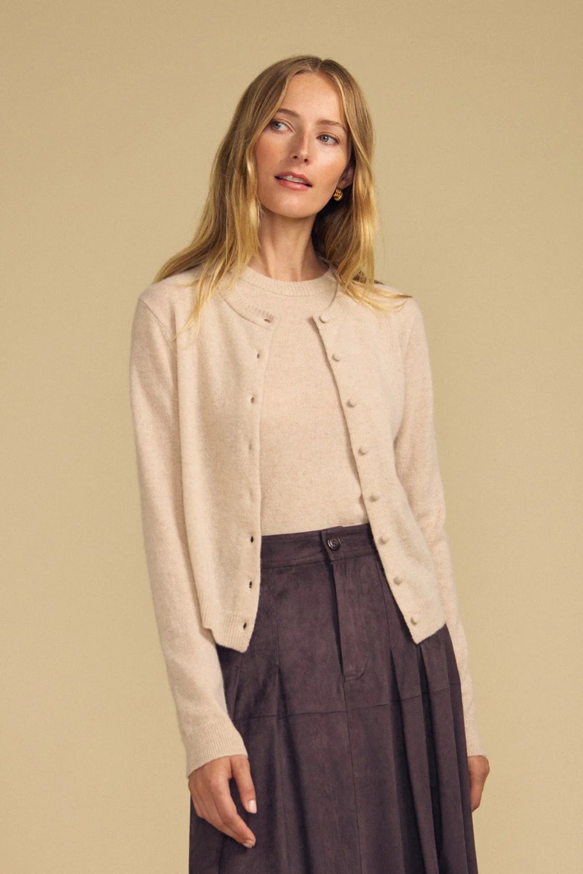 Velvet | Cardigan l 'Aylina' | Avoine