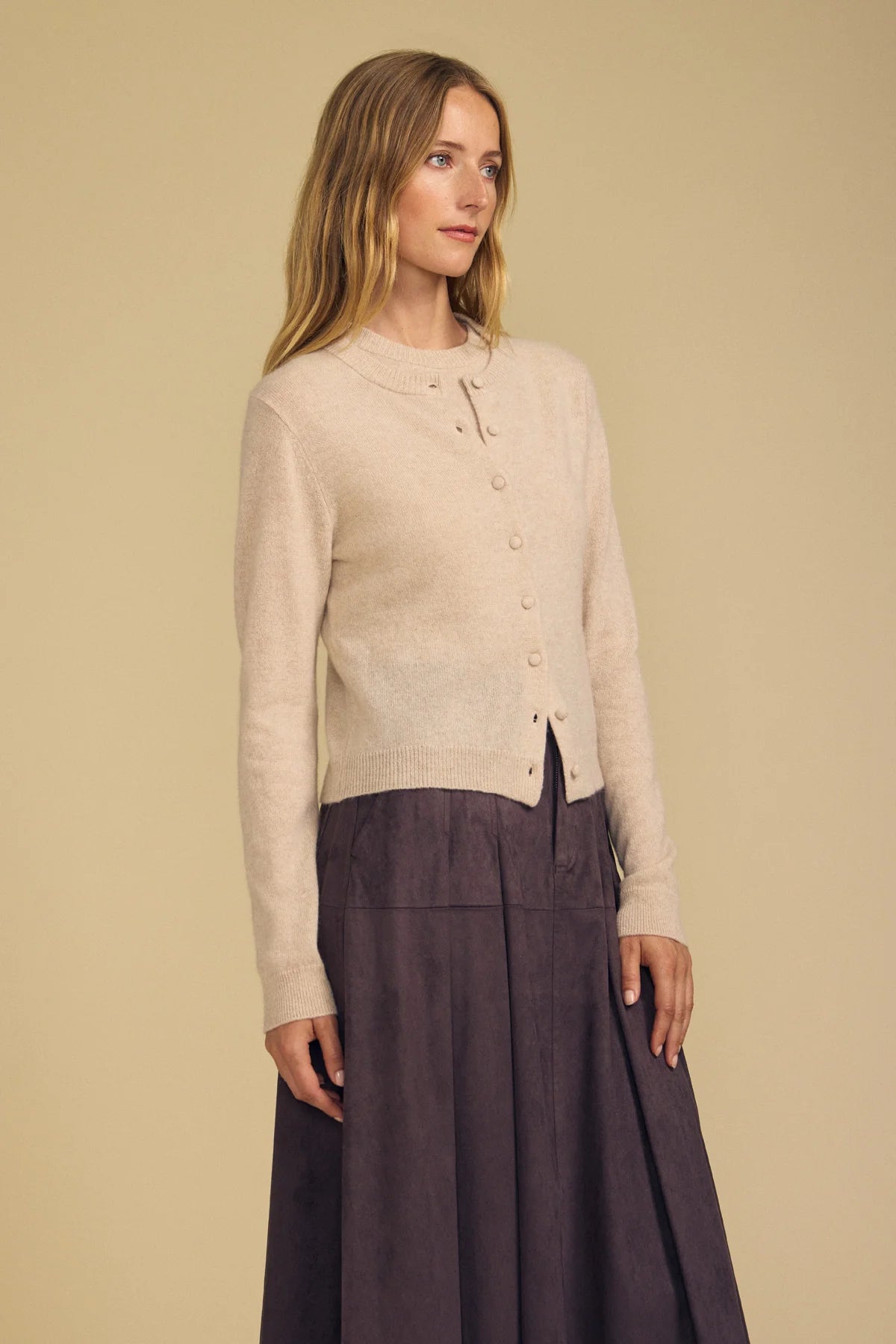 Velvet | Cardigan l 'Aylina' | Avoine