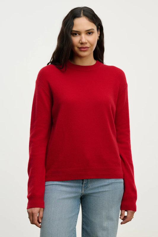 Velvet | Pull en cachemire ''DIANA'' -Rouge