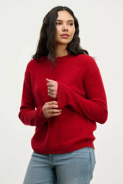 Velvet | Pull en cachemire ''DIANA'' -Rouge