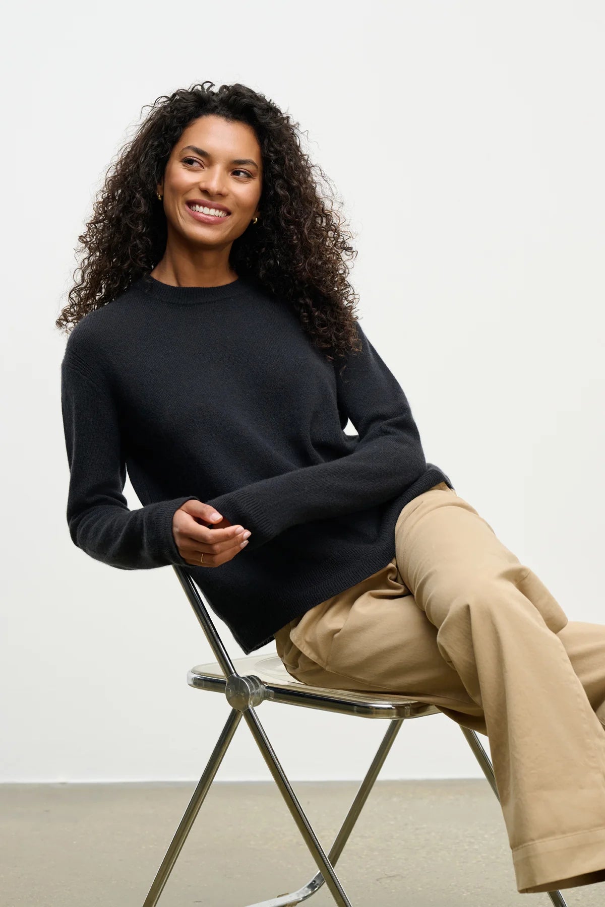 Velvet | Pull en cachemire ''DIANA''-Noir