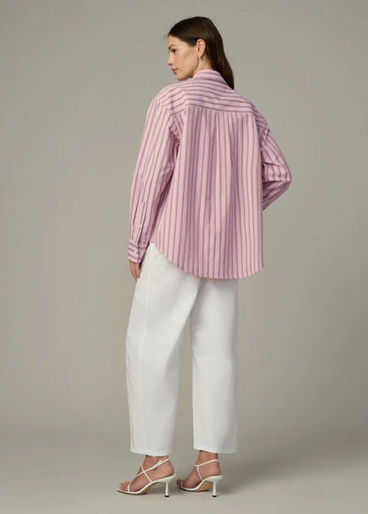 JOE'S | Chemise "The Boyfriend" Rose/ brun