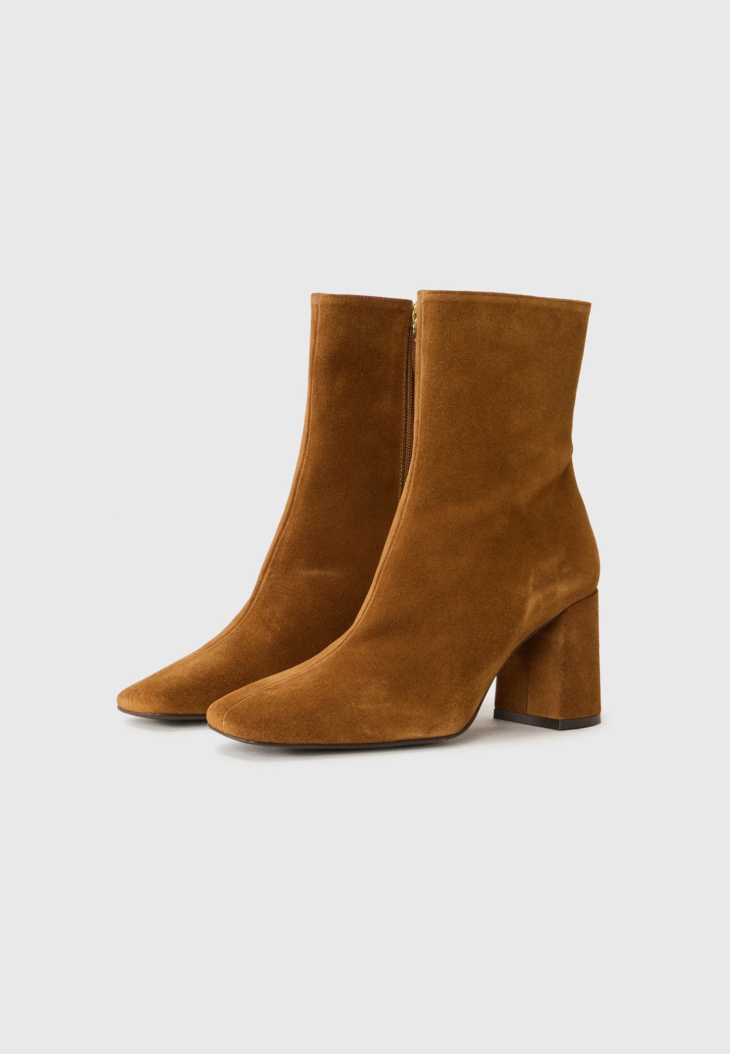 Angel Alarcon | Bottines à talons hauts en daim - Marron clair