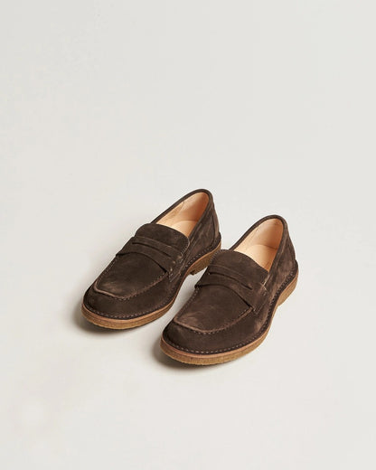 Astorflex | Mocassins en daim ''Mokaflex'' - Marron foncéd