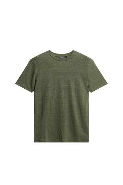 J.Lindeberg | T-shirt en lin “'Coma” - Olive