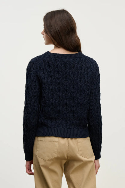 Velvet | Pull "Joyce" - Bleu Marine
