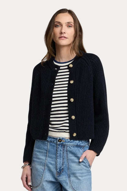Velvet | Cardigan l 'Lisabeth' | Marine