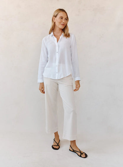 Bella Dahl | Chemise Classique| Blanc