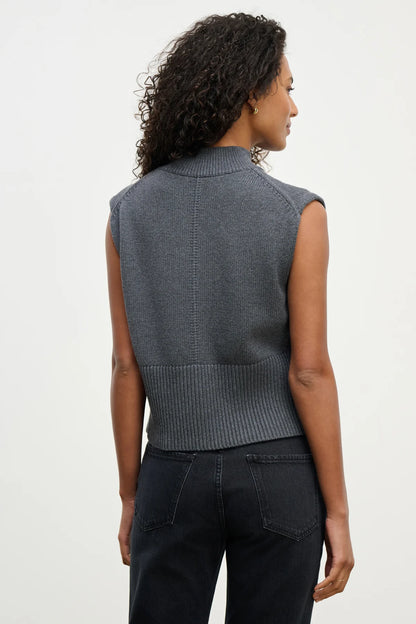 Velvet | Pull sans manches "ELECTRA" - Gris