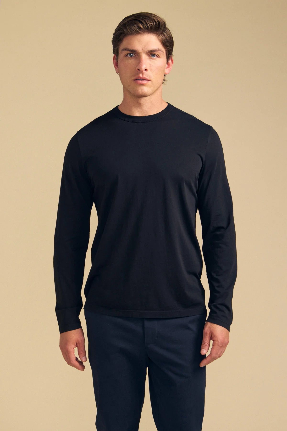 Velvet | T-shirt à manches longues "Rowland" - Noir