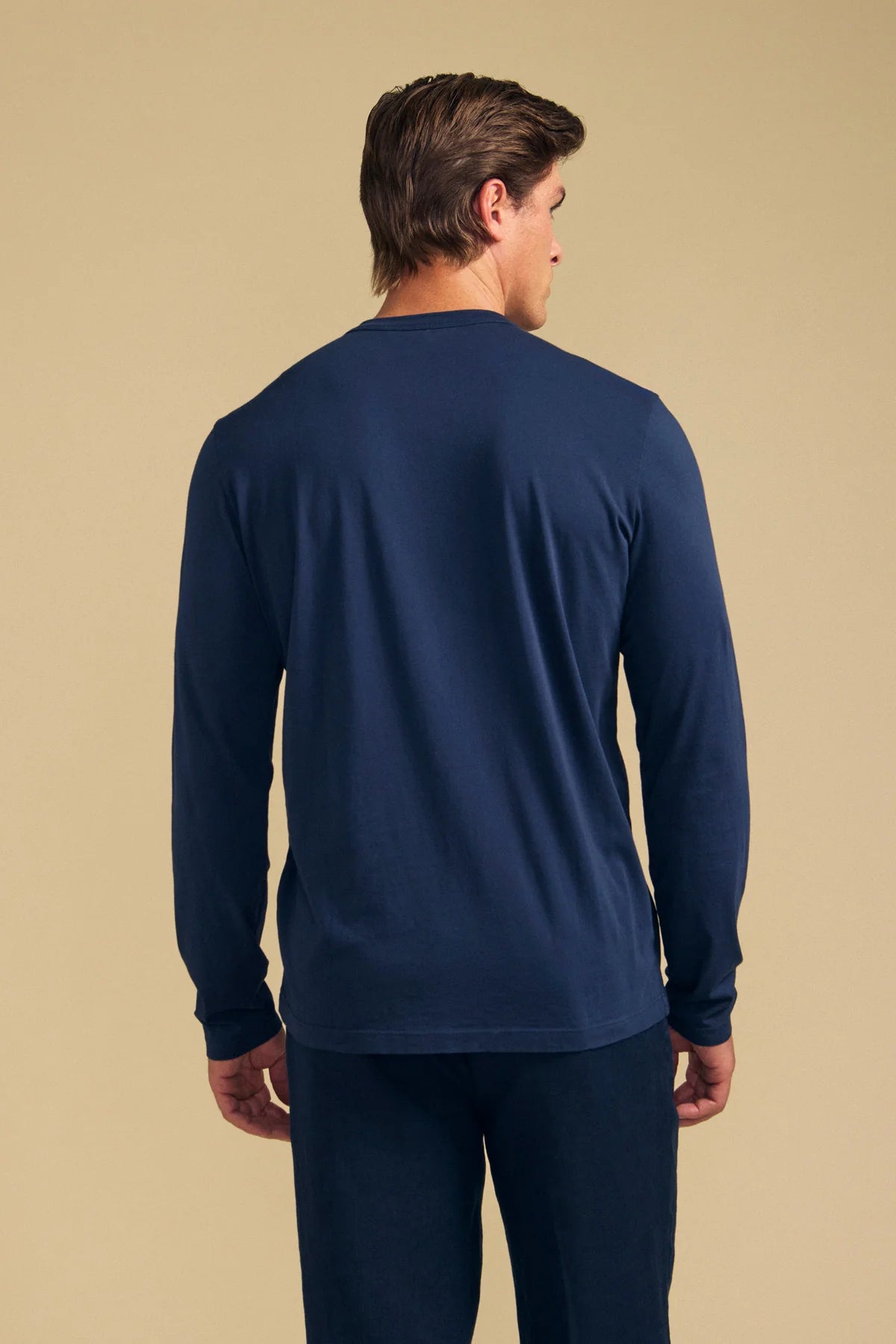 Velvet | T-shirt à manches longues "Rowland" - Bleu marin