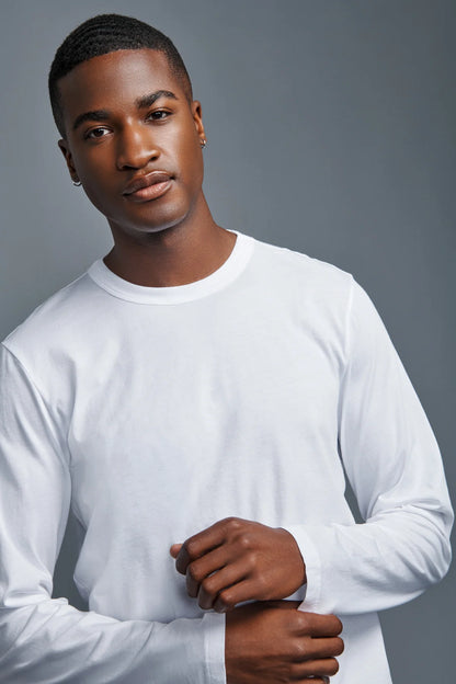 Velvet | T-shirt à manches longues "Rowland" - Blanc