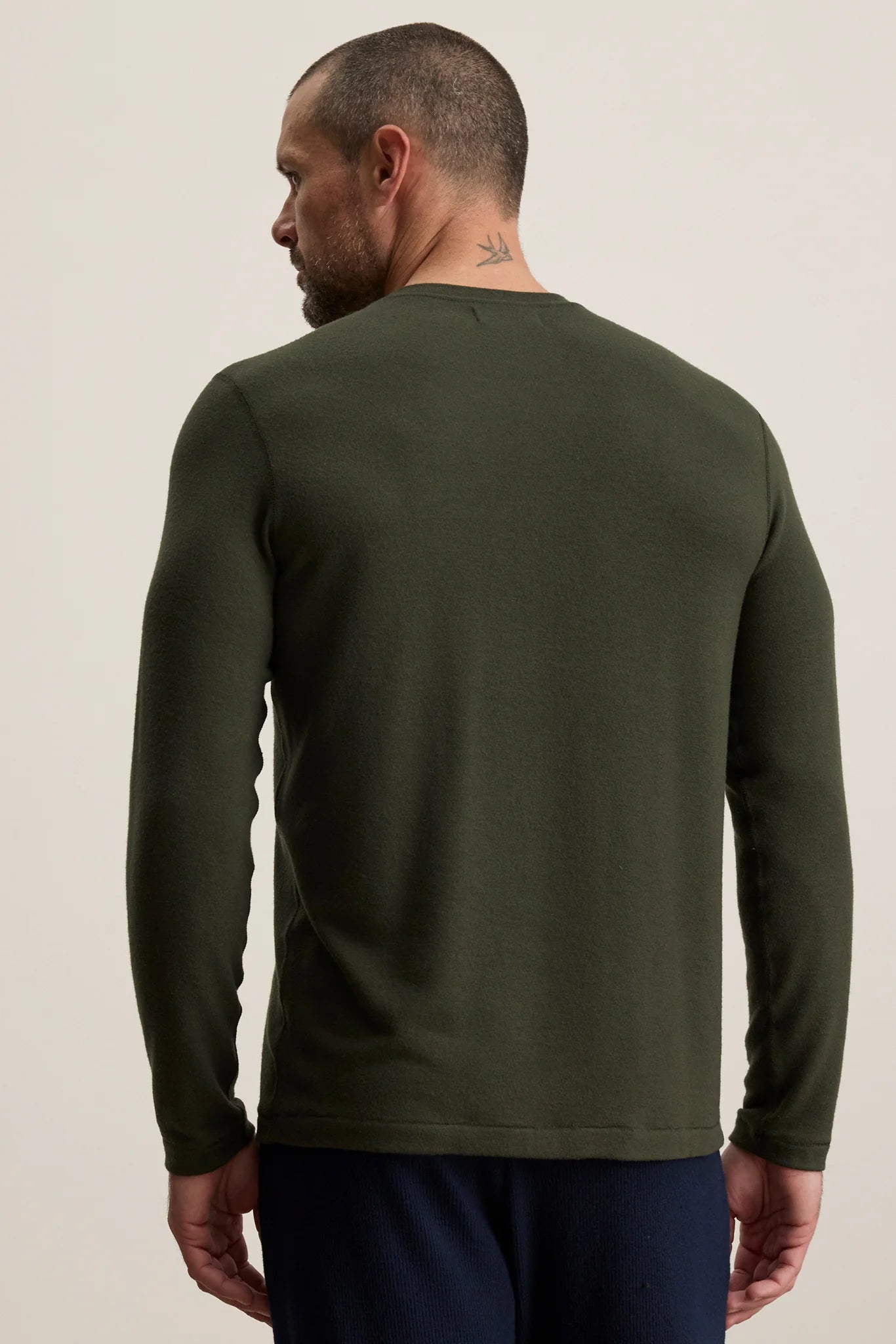 Velvet |  Le pull à col rond ''Becker'' - Vert