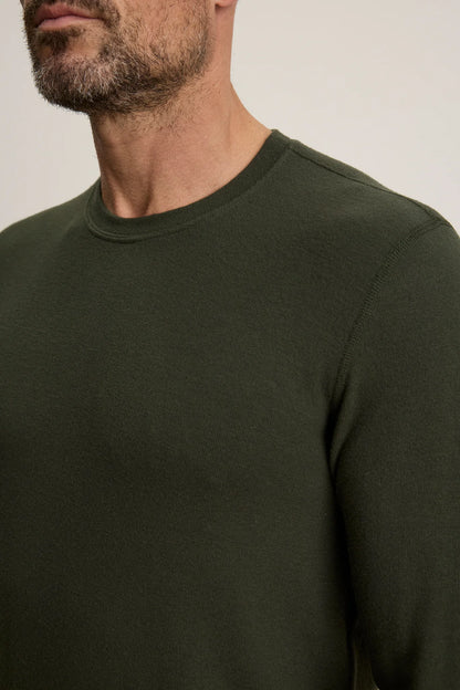 Velvet |  Le pull à col rond ''Becker'' - Vert