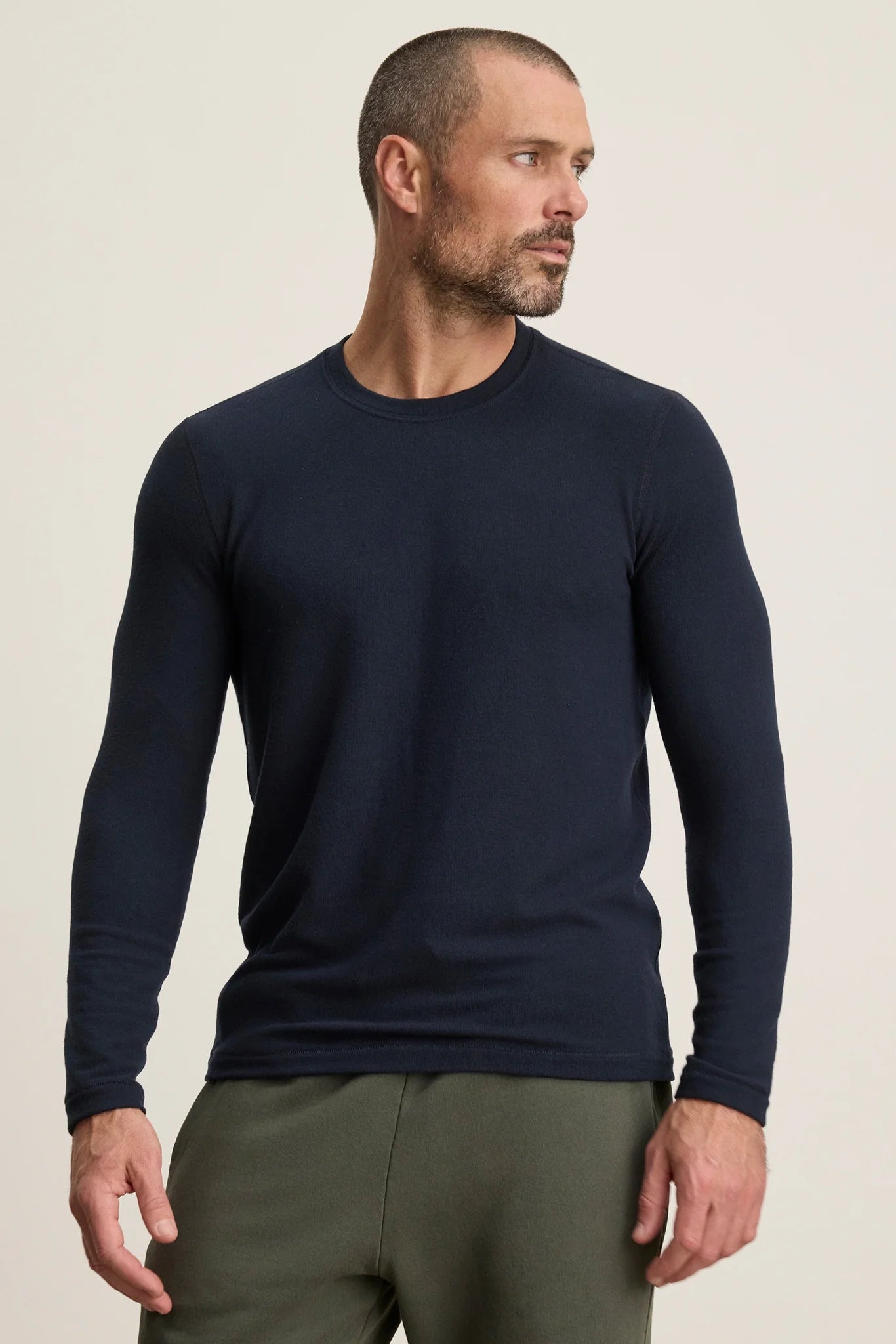 Velvet |  Le pull à col rond ''Becker'' - Bleu