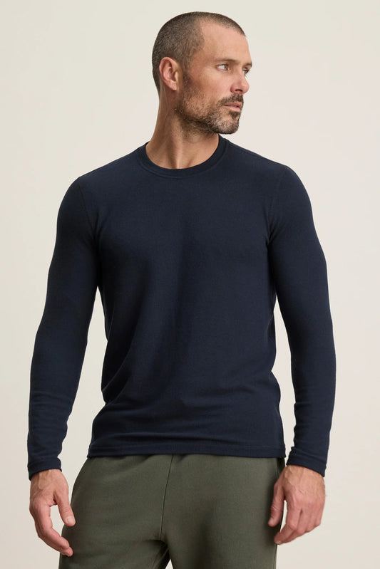 Velvet |  Le pull à col rond ''Becker'' - Bleu