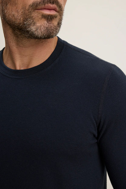 Velvet |  Le pull à col rond ''Becker'' - Bleu