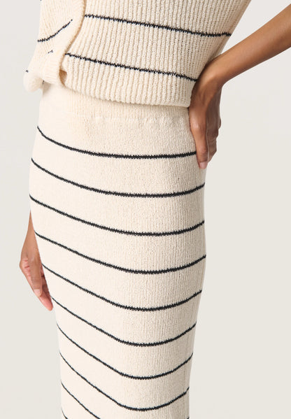 SOAKED IN LUXURY | Jupe "WINTA" - Noir et blanc