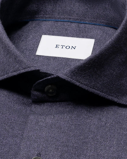 ETON | Chemise en flanelle unie - Mauve