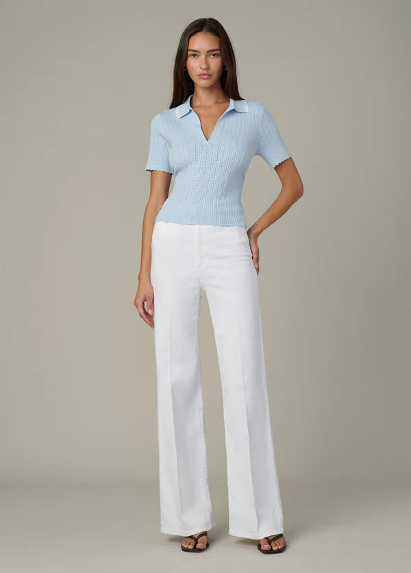 JOE'S | Tricot Pointelle 'Jess' | Bleu Poudre