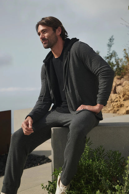 Velvet | Pantalon de jersey douillet ''Zealand'' - Anthracite