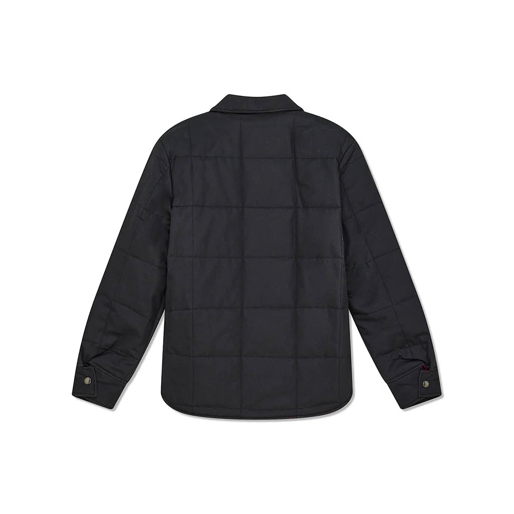 Deus Ex Machina | La surchemise cirée Maxwell - Noir