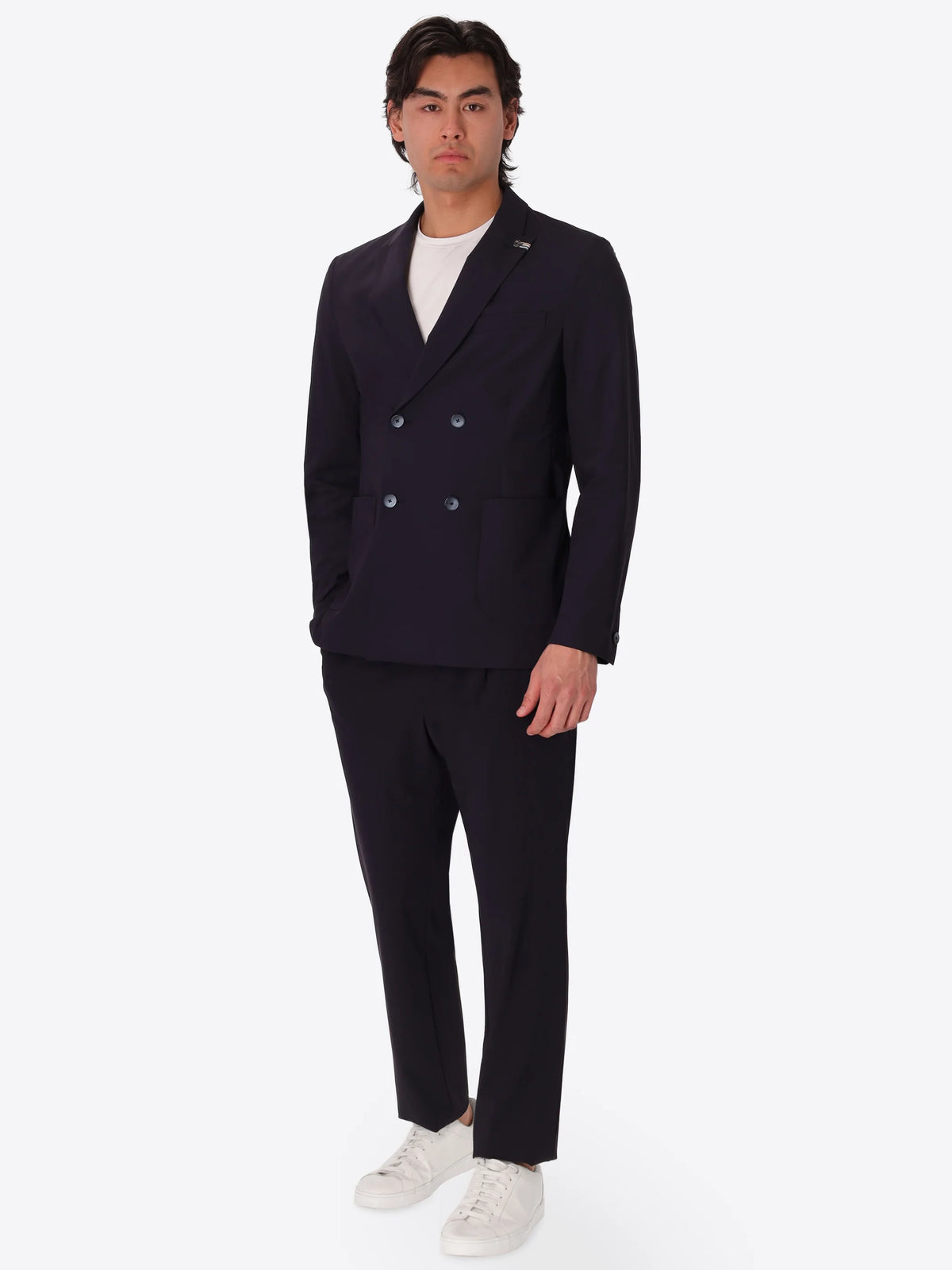 Distretto 12 | Veste à double boutonnage ''High-Perform12'' | Bleu