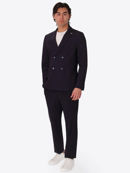 Distretto 12 | Veste à double boutonnage ''High-Perform12'' | Bleu