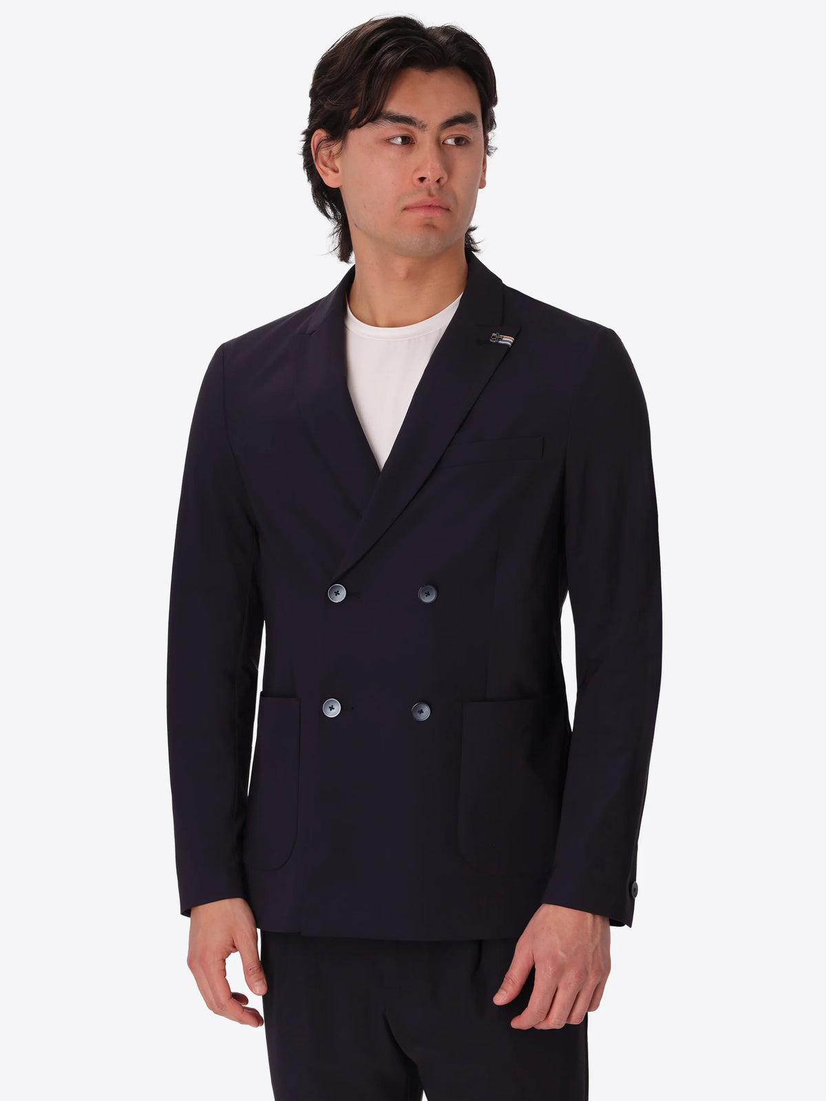Distretto 12 | Veste à double boutonnage ''High-Perform12'' | Bleu