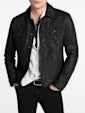 John Varvatos | Manteau en cuire "Andrew" - Noir