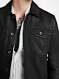 John Varvatos | Manteau en cuire "Andrew" - Noir