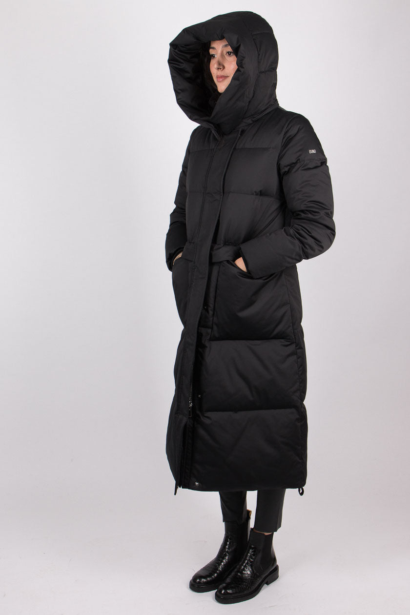 DUNO | Manteau long "Fully" - Noir