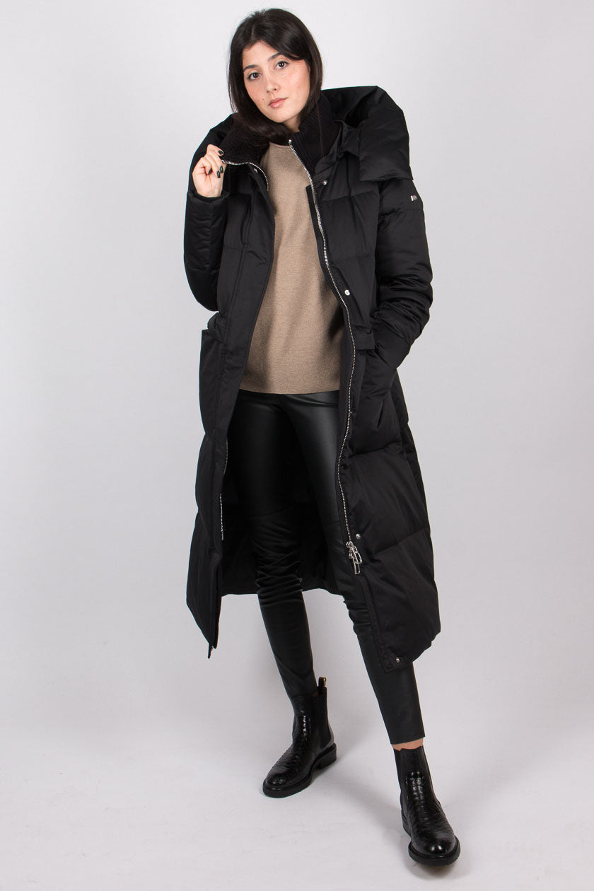 DUNO | Manteau long "Fully" - Noir