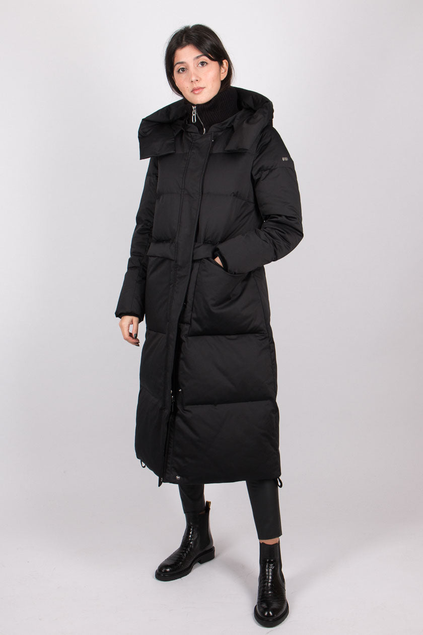 DUNO | Manteau long "Fully" - Noir