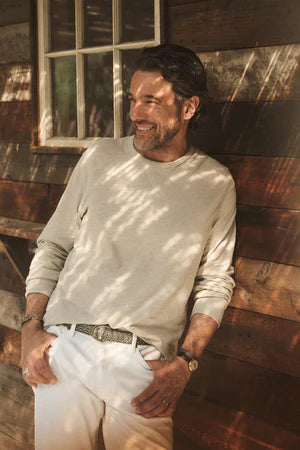Velvet | t-shirt à manches longues "Dustin" - Taupe