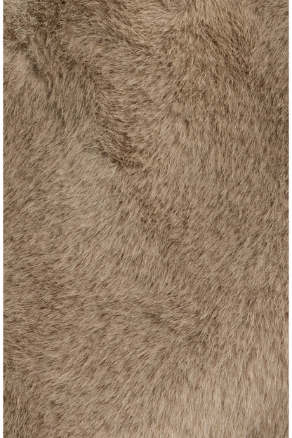 Dèluc | Veste en fausse fourrure 'Badet' | Beige Pâle