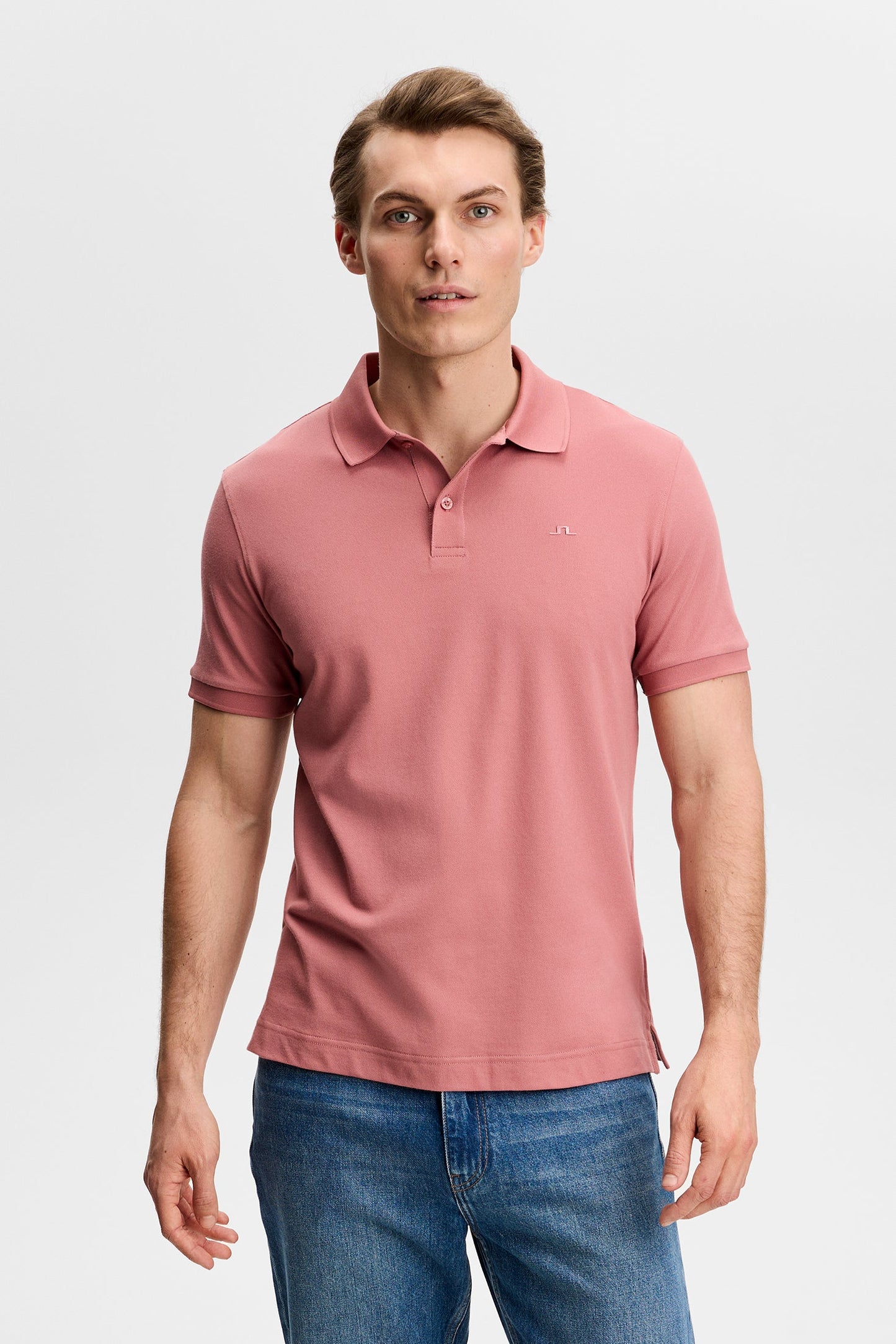 J.Lindeberg | Le polo ''Verse'' en coton piqué interlock - Rose