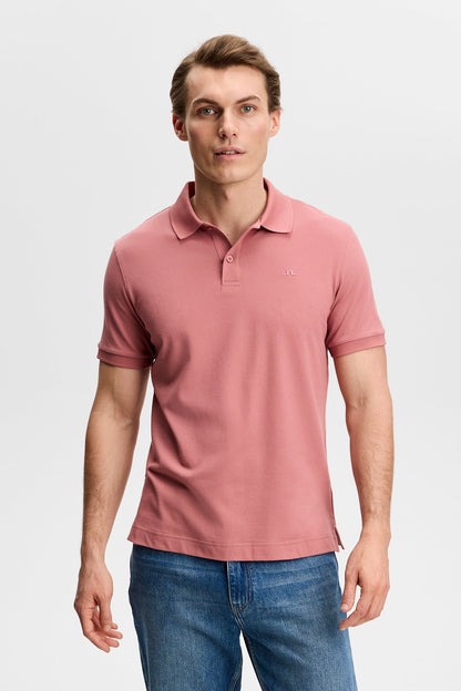 J.Lindeberg | Le polo ''Verse'' en coton piqué interlock - Rose