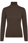 CULTURE | Pull à col roulé  ''Annemarie'' | Brun