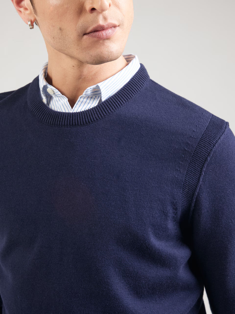 Armedangels | Pull ''MIKITAA'' en mélange de laine biologique  - Marine