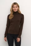 CULTURE | Pull à col roulé  ''Annemarie'' | Brun
