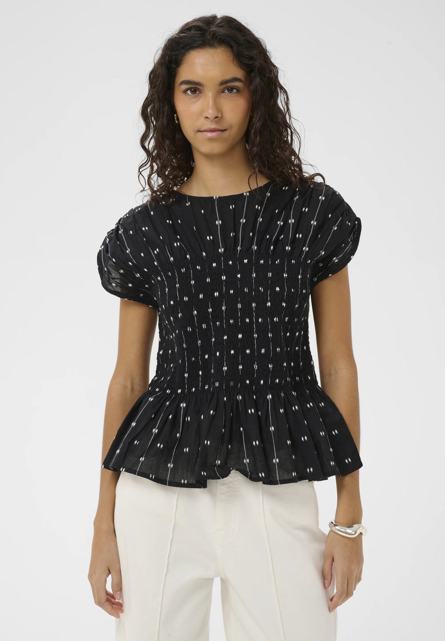 SOAKED IN LUXURY | Blouse 'Amelie'| Noir